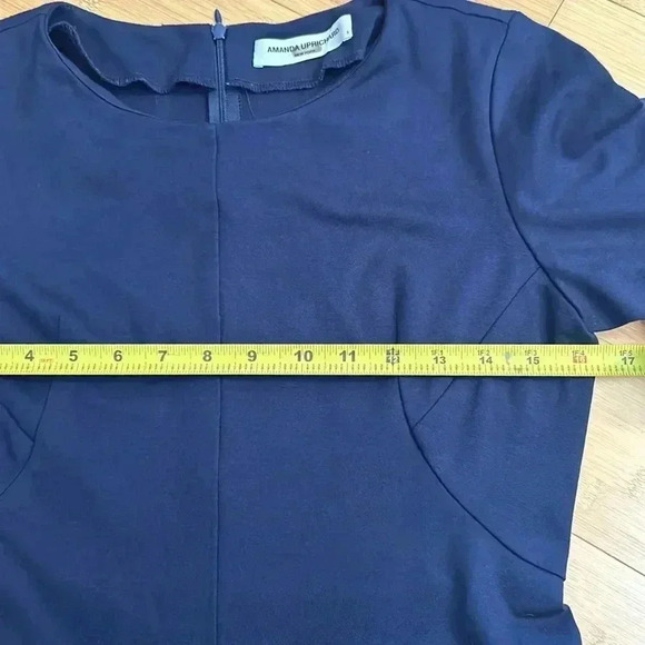 Amanda Uprichard Fitted Navy Dress size Small - Picture 8 of 11